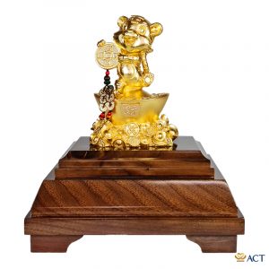 Quà tặng Hổ Phú Quý dát vàng 24k ACT GOLD ISO 9001:2015 (Mẫu 5)