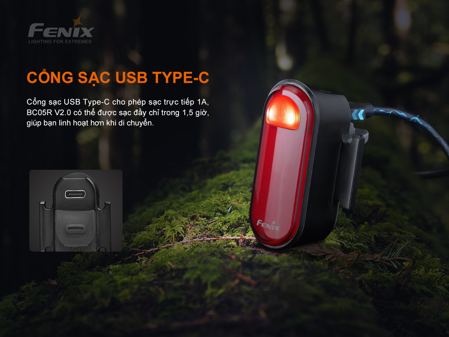 Đèn pin Fenix ​​BC05R V2.0