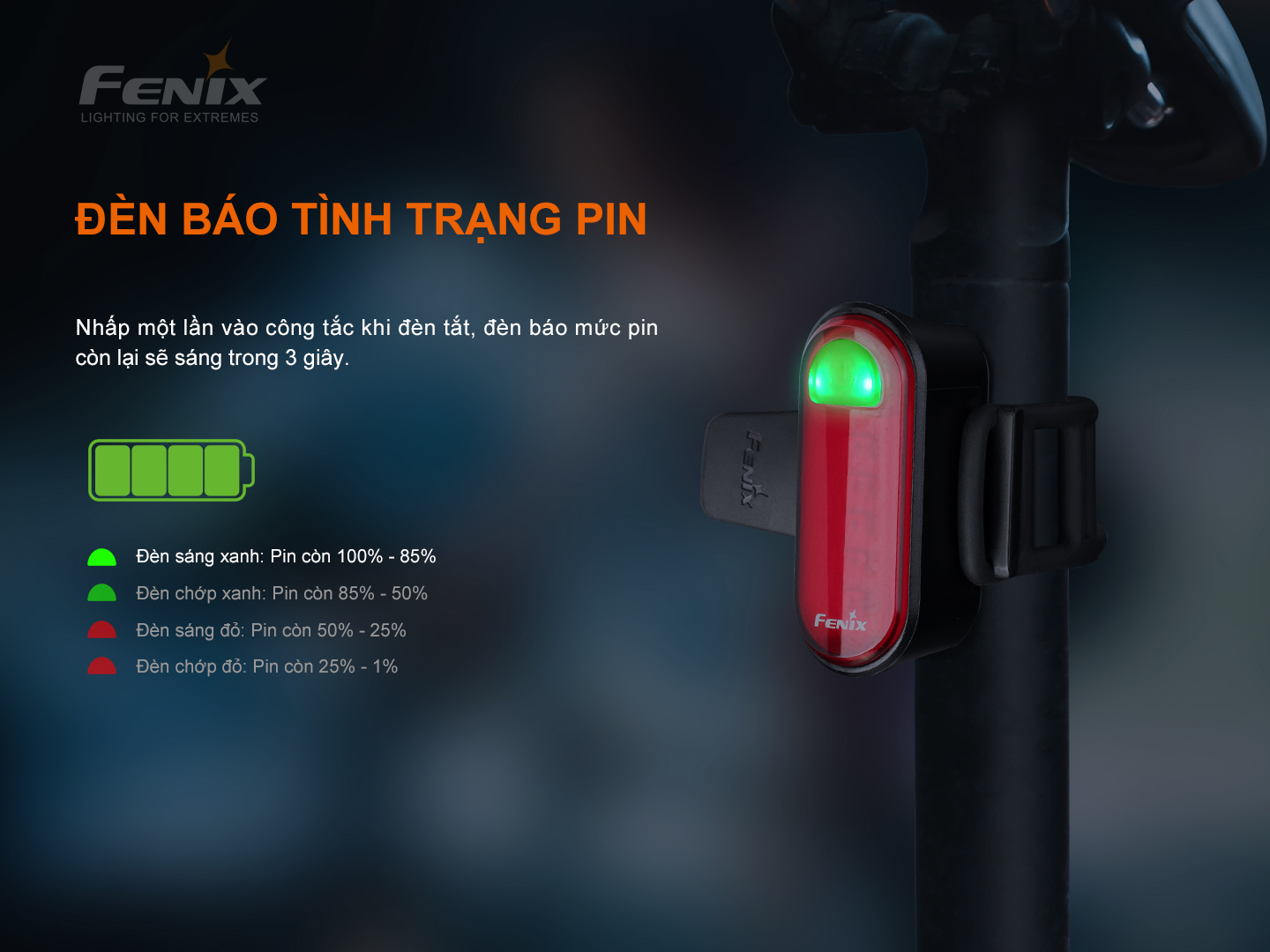 Đèn pin Fenix ​​BC05R V2.0
