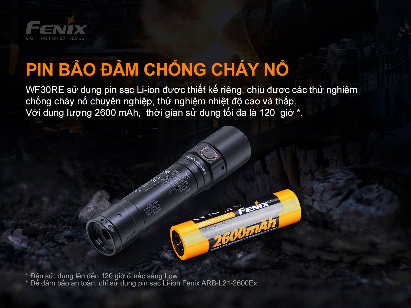 Đèn Pin Fenix WF30RE