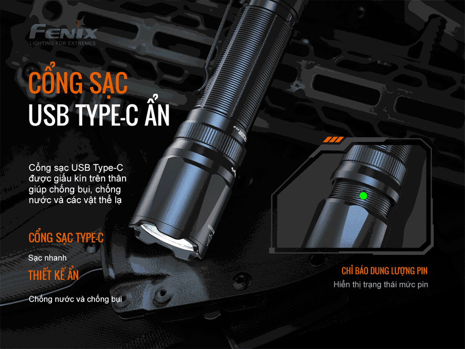 Cổng sạc Type-C phổ biến và tiện dụng.