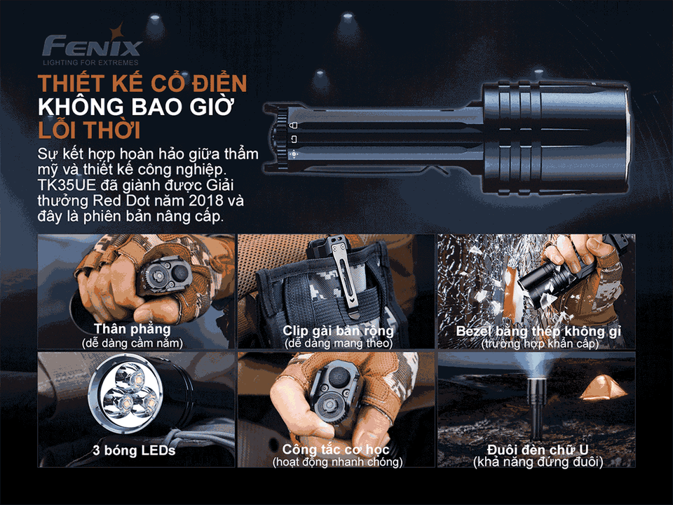 Đèn Pin Fenix TK35UE V2.0