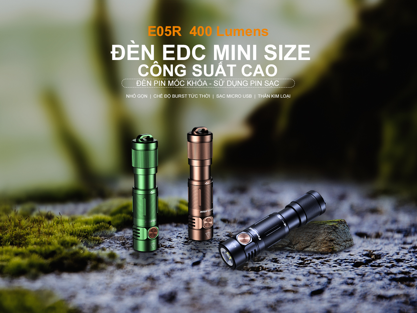 Đèn pin Fenix ​​E05R