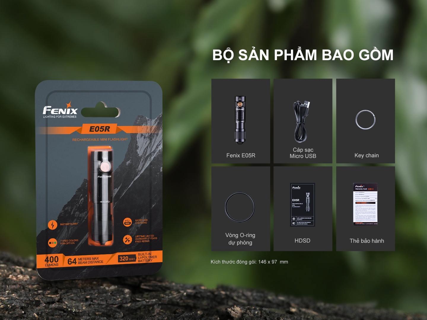 Đèn pin Fenix ​​E05R