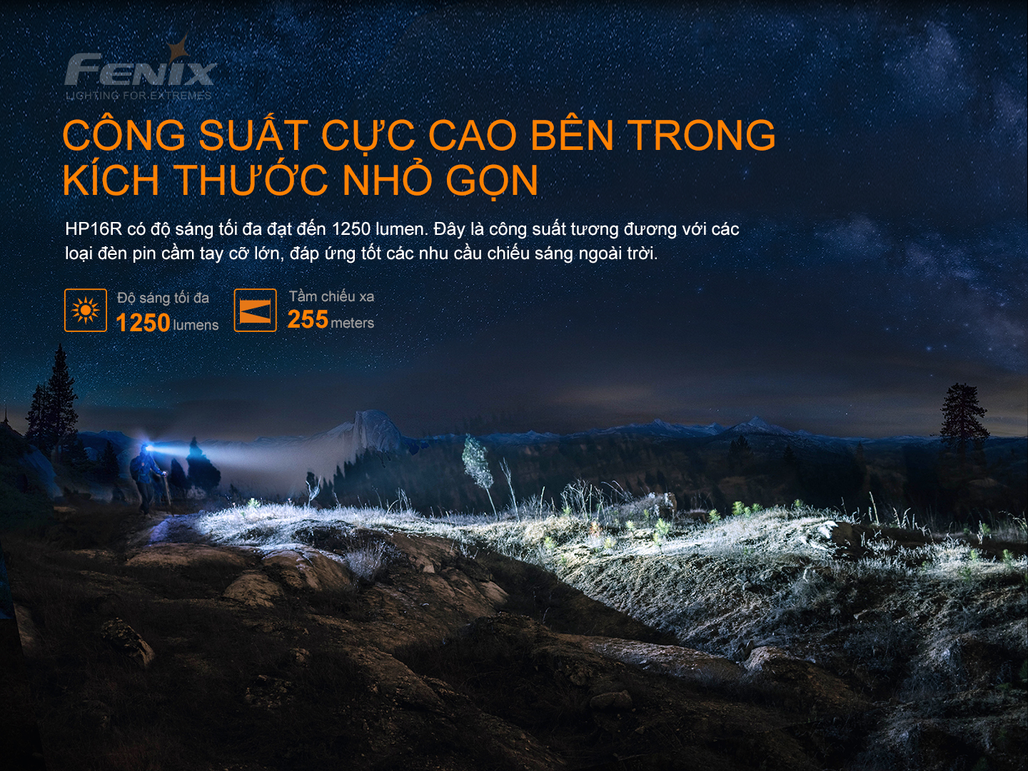 Đèn Pin Fenix HP16R