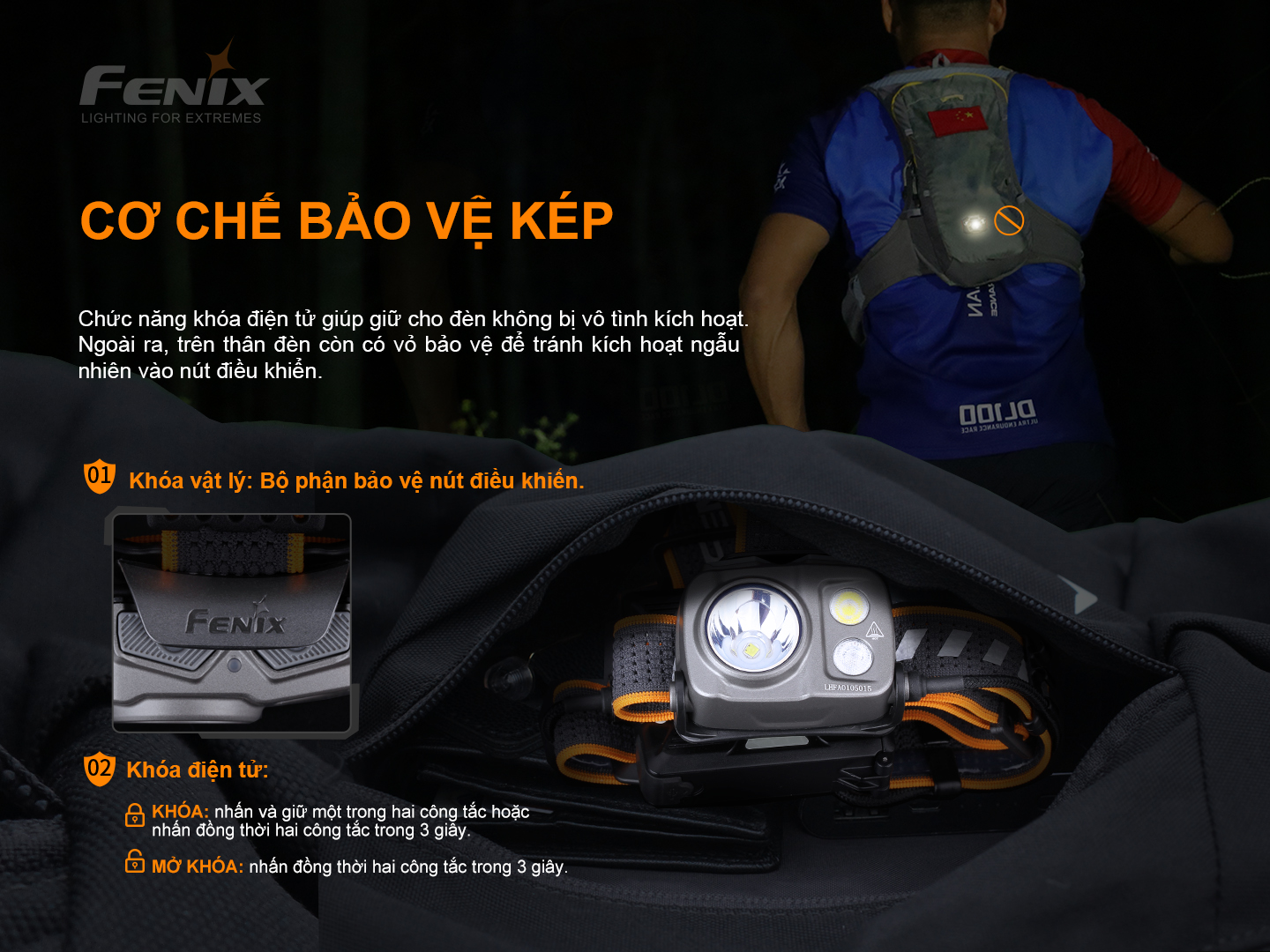 Đèn Pin Fenix HP16R