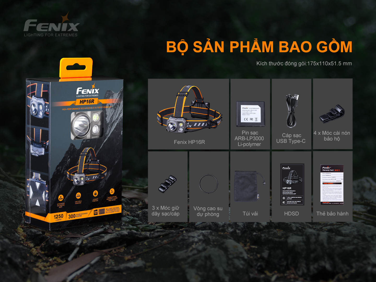 Đèn Pin Fenix HP16R
