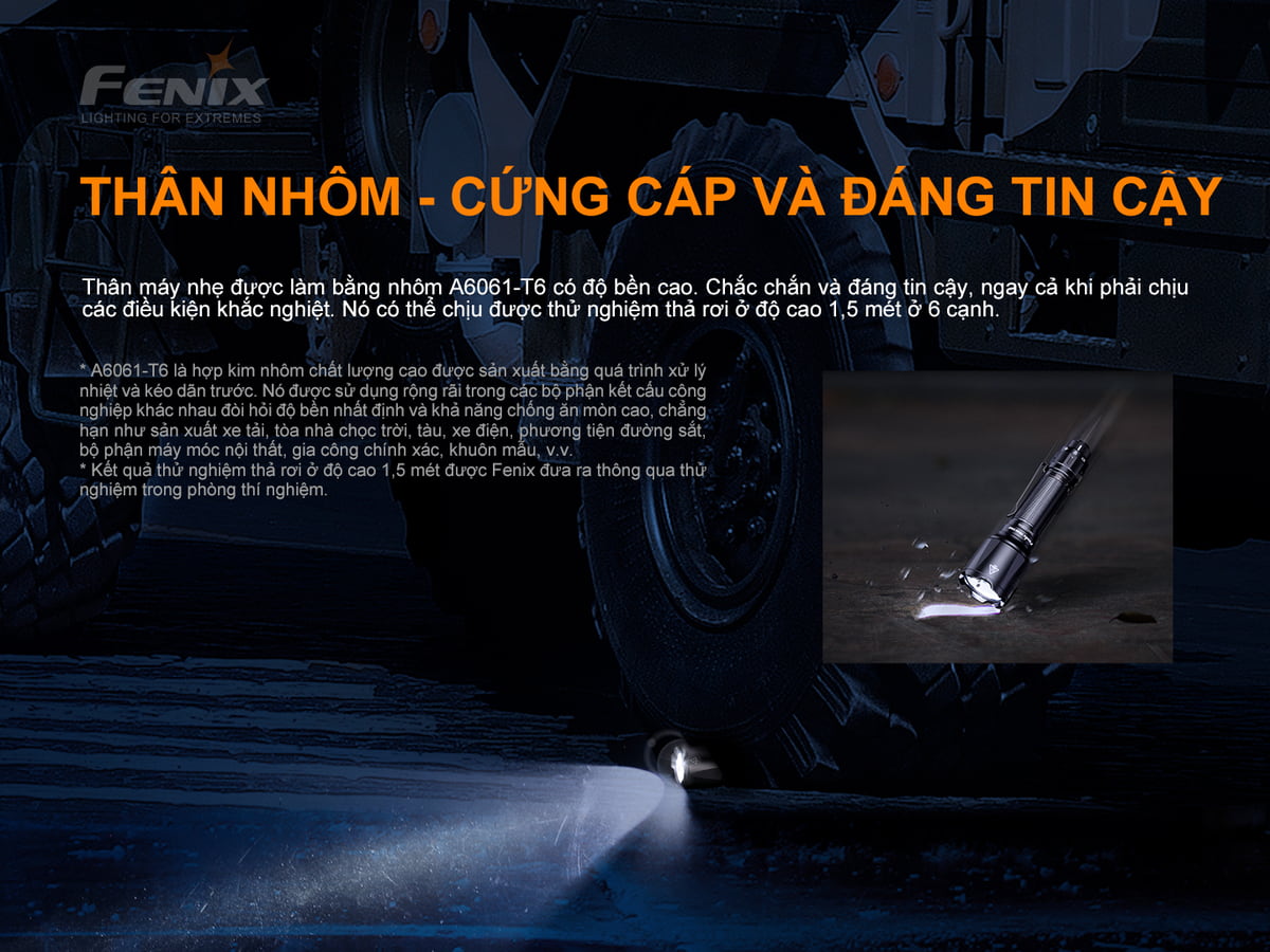 Den pin Fenix TK22 Tac