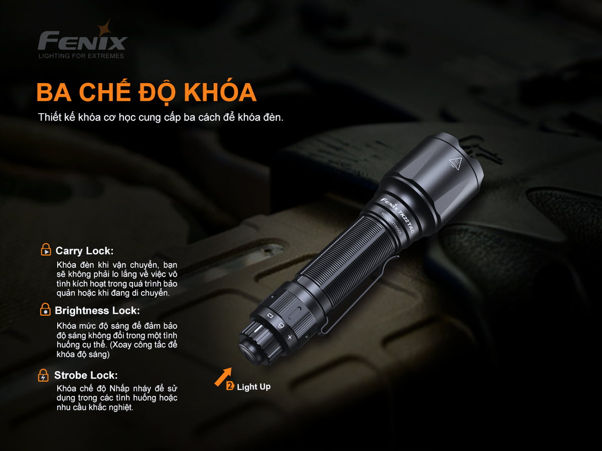 Den pin Fenix TK22 Tac