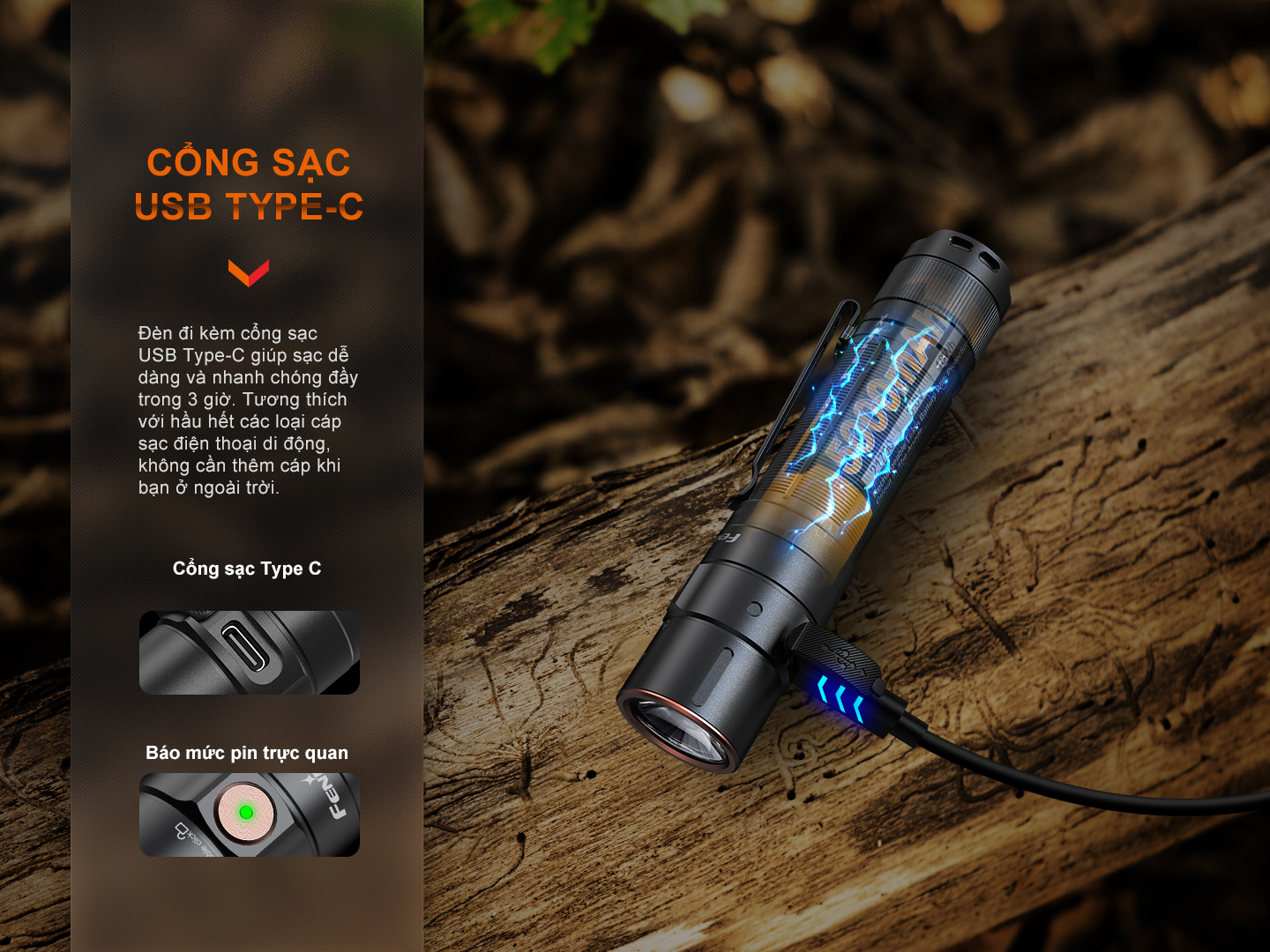 Cong sac USB Type C vo cung tien loi