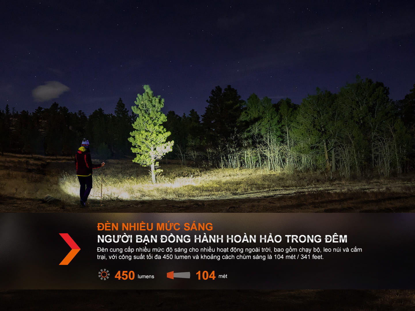 Den Pin doi dau Fenix HL16