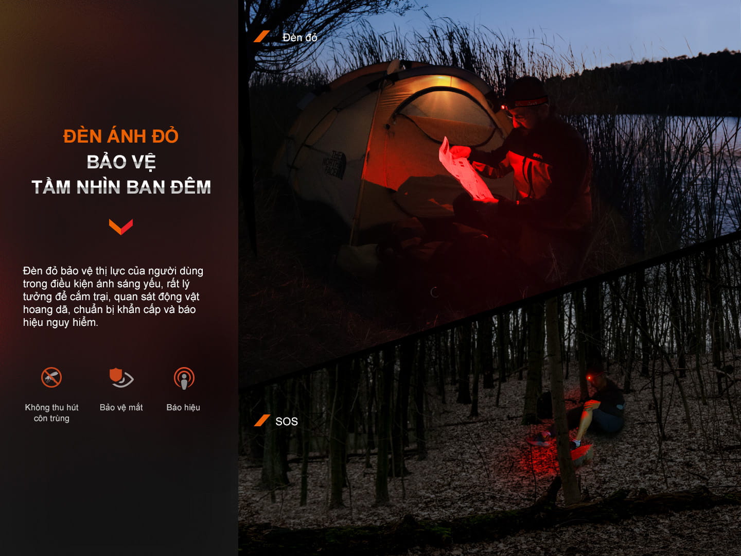 Den Pin doi dau Fenix HL16