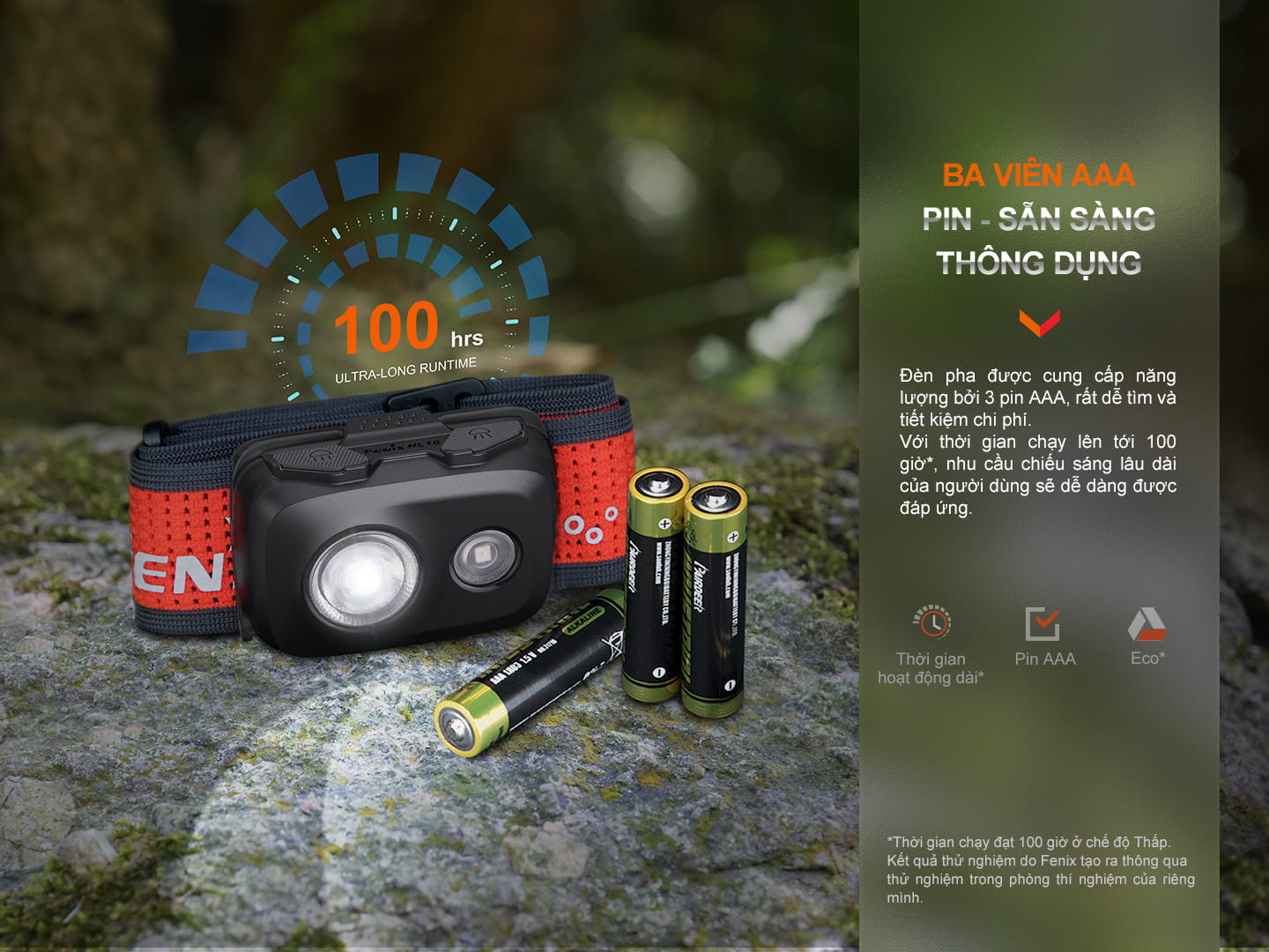 Den Pin doi dau Fenix HL16