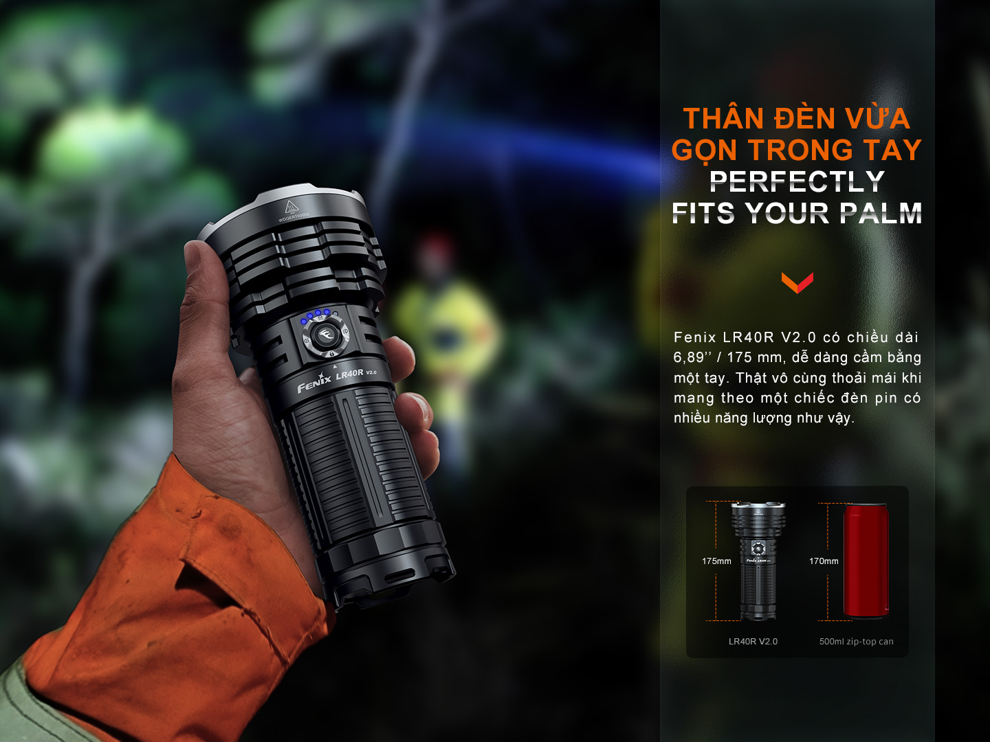Den pin Fenix LR40R V2