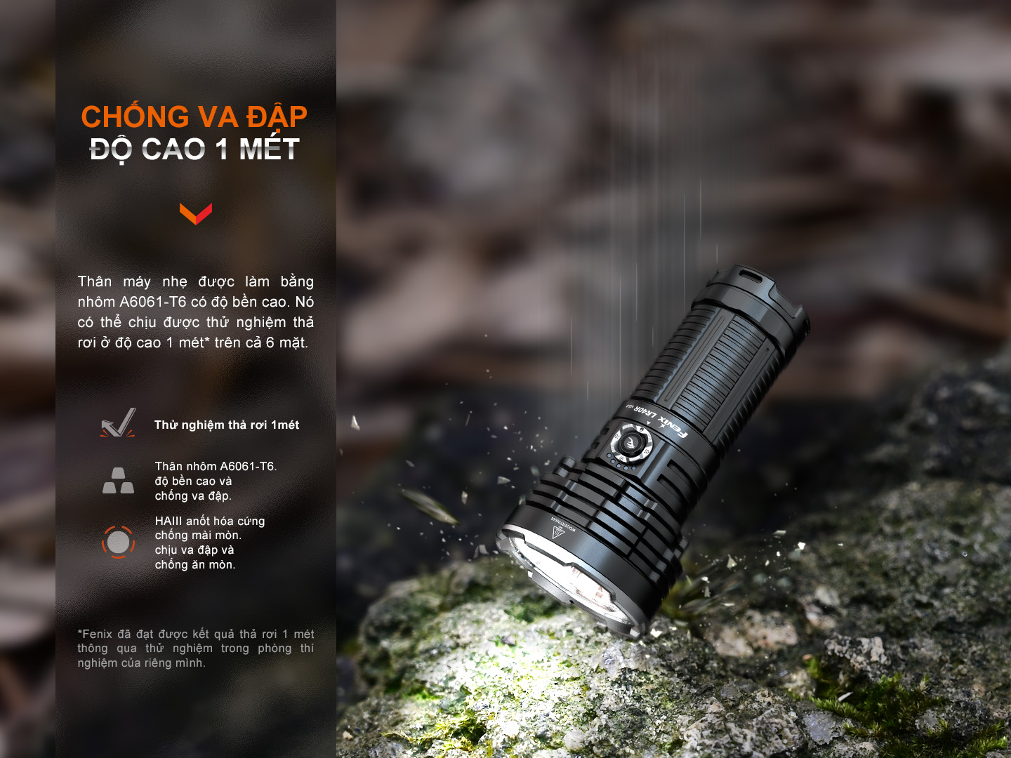 Den pin Fenix LR40R V2