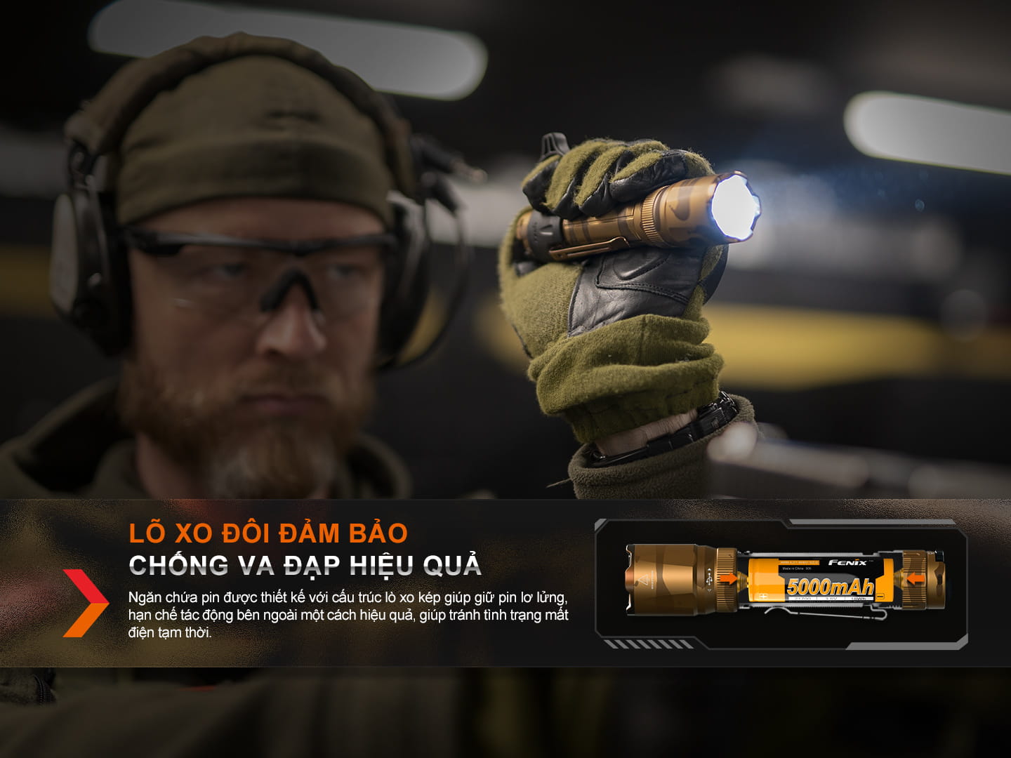 Den pin Fenix TK20R UE