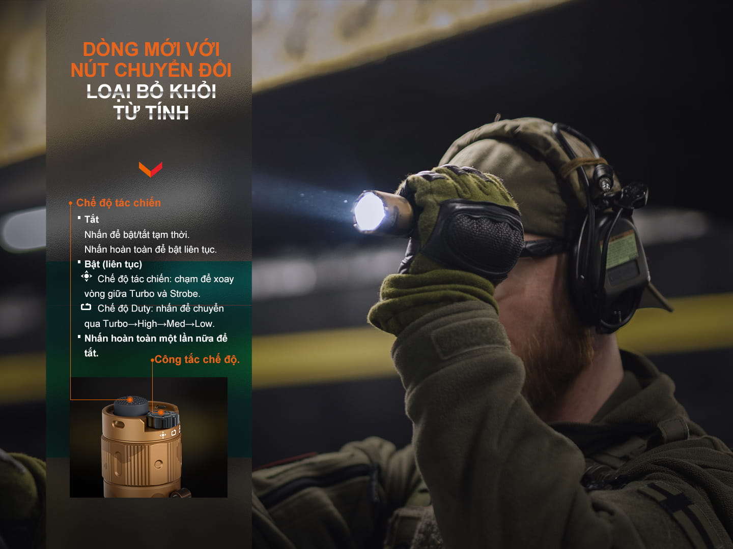 Den pin Fenix TK20R UE