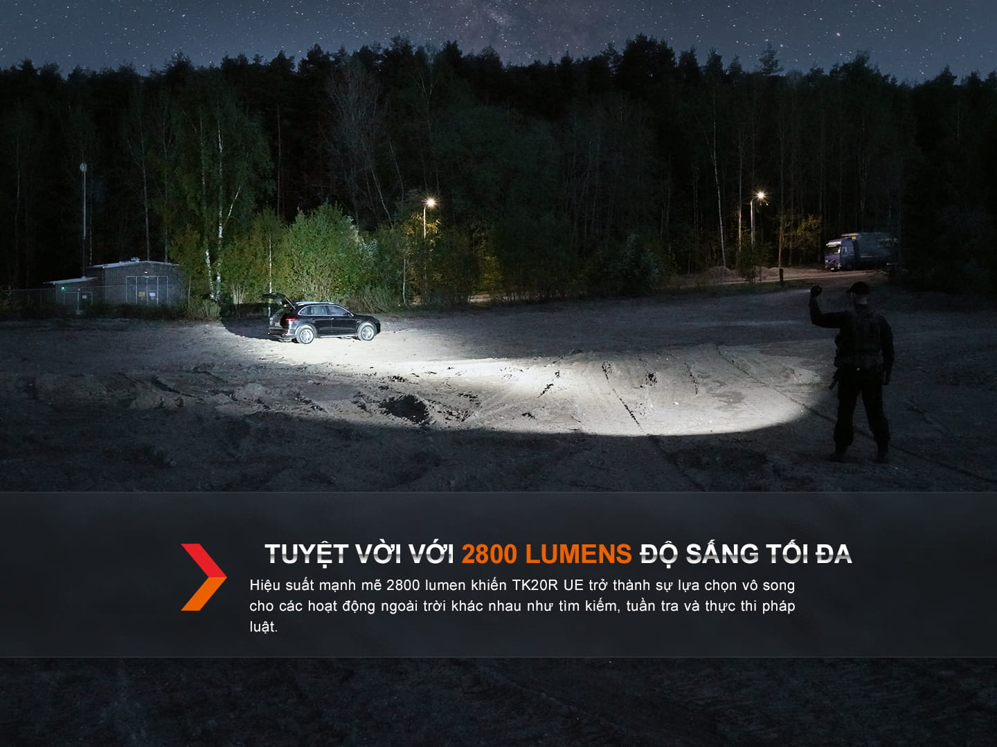 Den pin Fenix TK20R UE