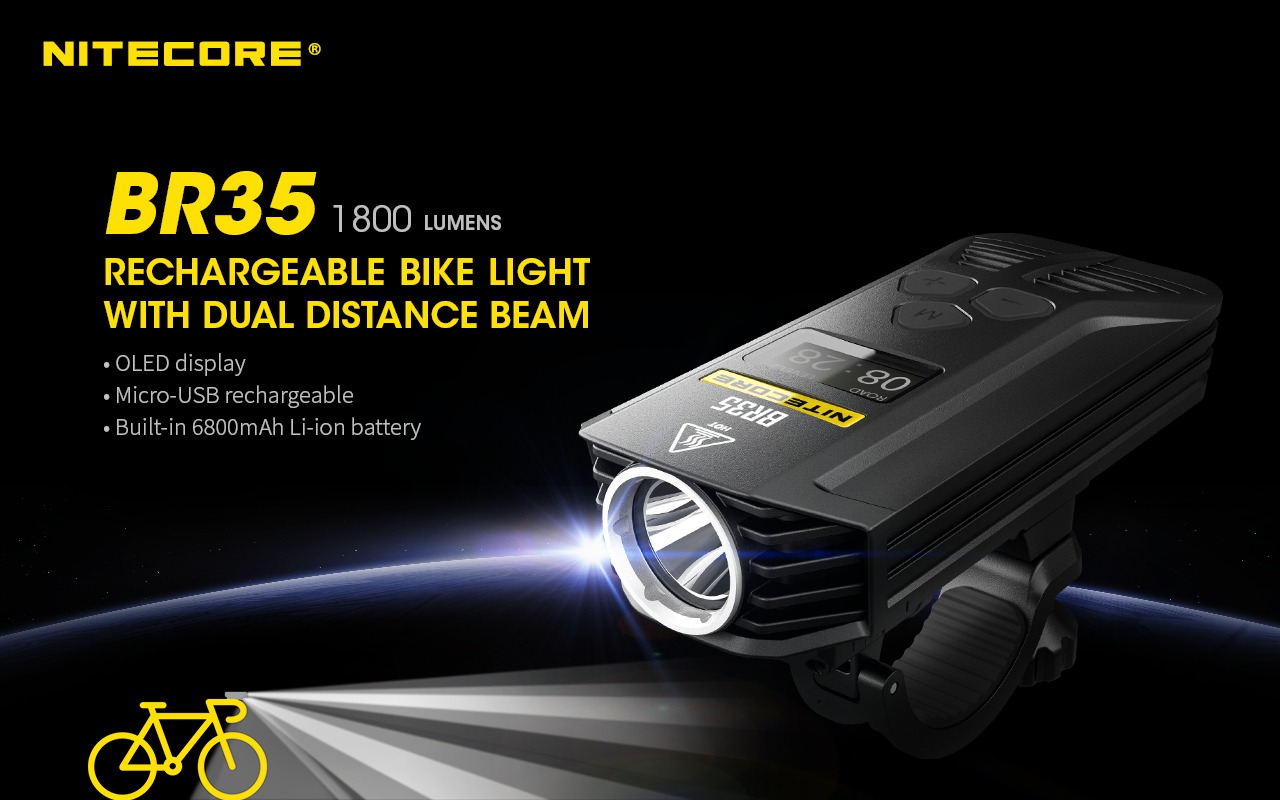 Đèn pin Nitecore xe đạp