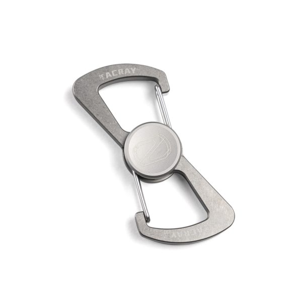 Móc Khoá Titanium Tacray con quay (TR-TL1702) – Grey