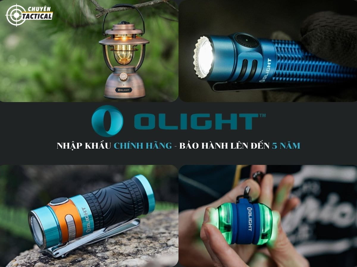 Olight được tin dùng bởi các cơ quan thực thi pháp luật, quân đội, và những người đam mê hoạt động ngoài trời.