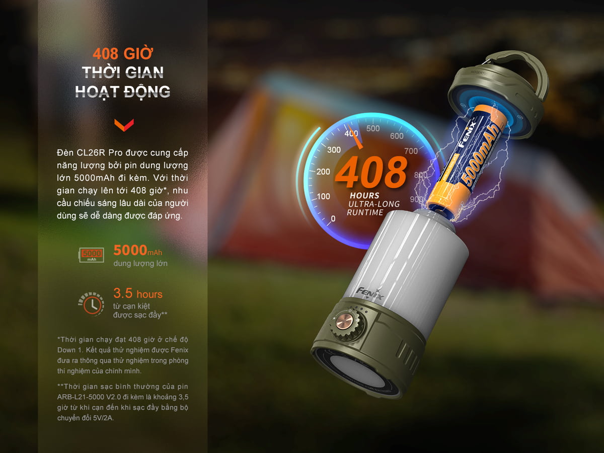 Den pin Fenix CL26R Pro