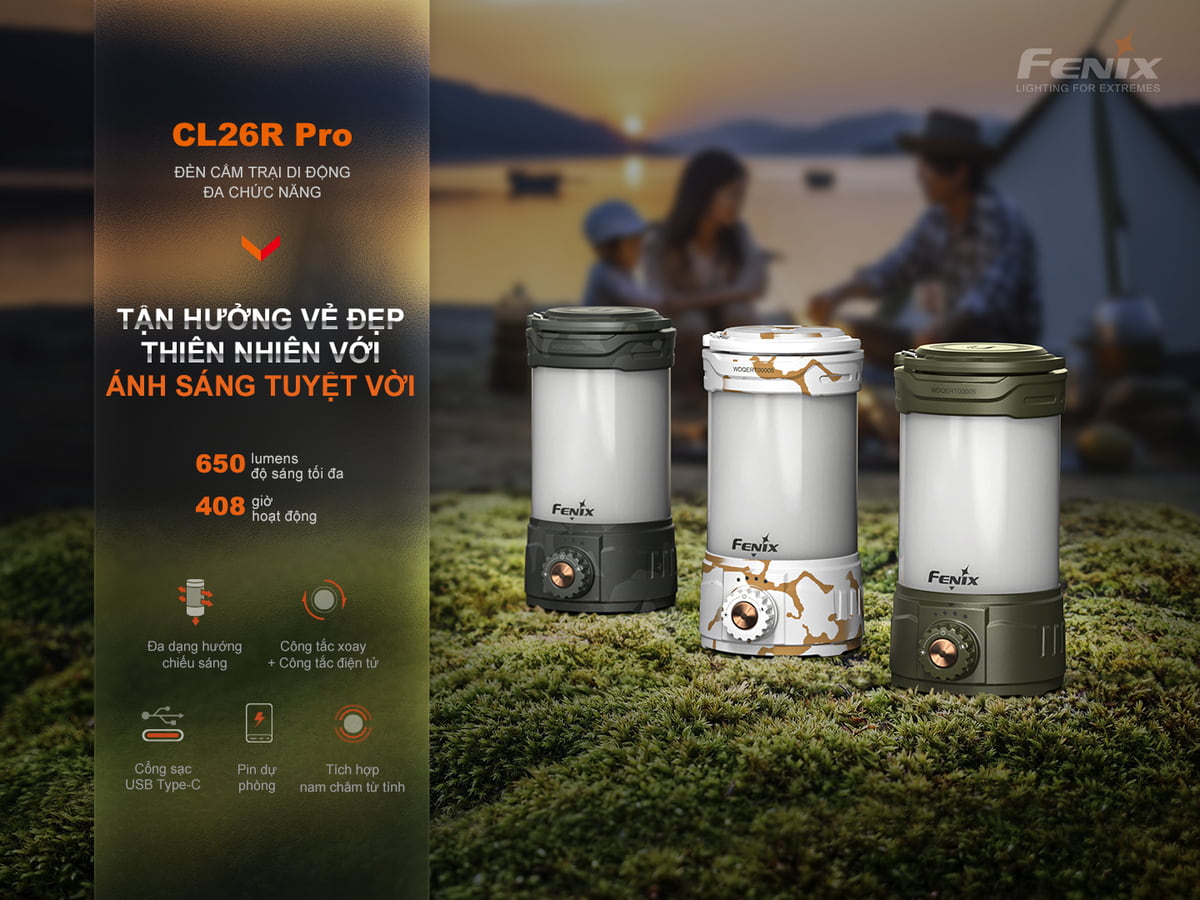Den pin Fenix CL26R Pro