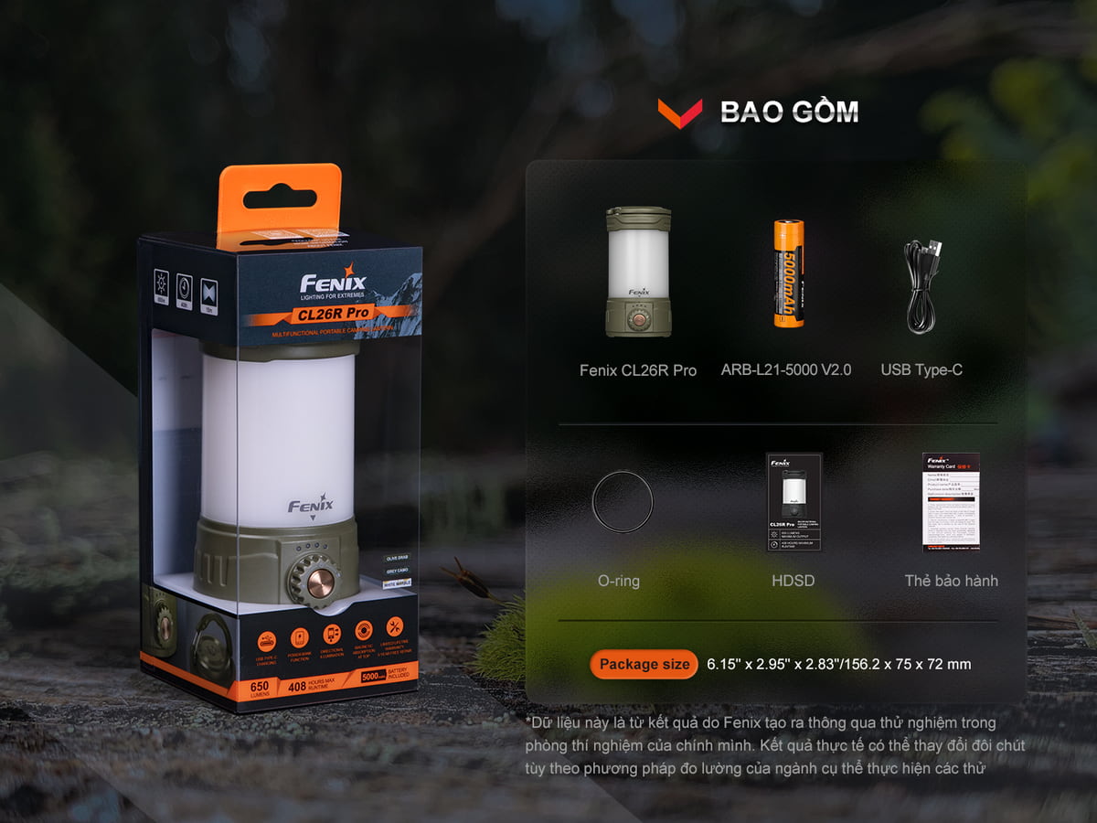 Den pin Fenix CL26R Pro