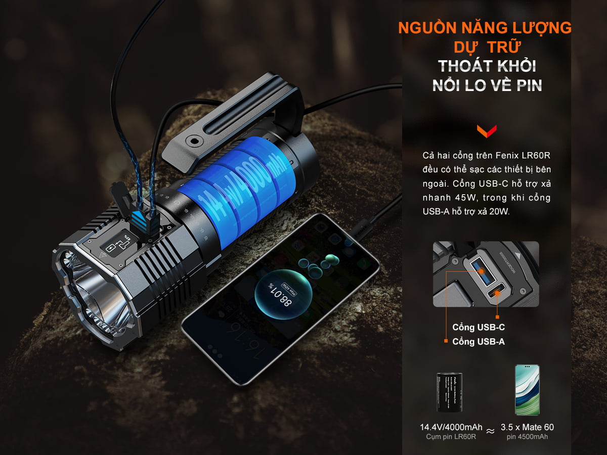 Den Pin Fenix LR60R