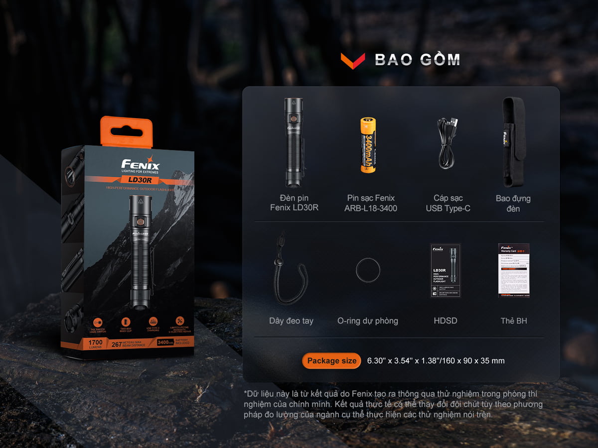 Den pin Fenix LD30R