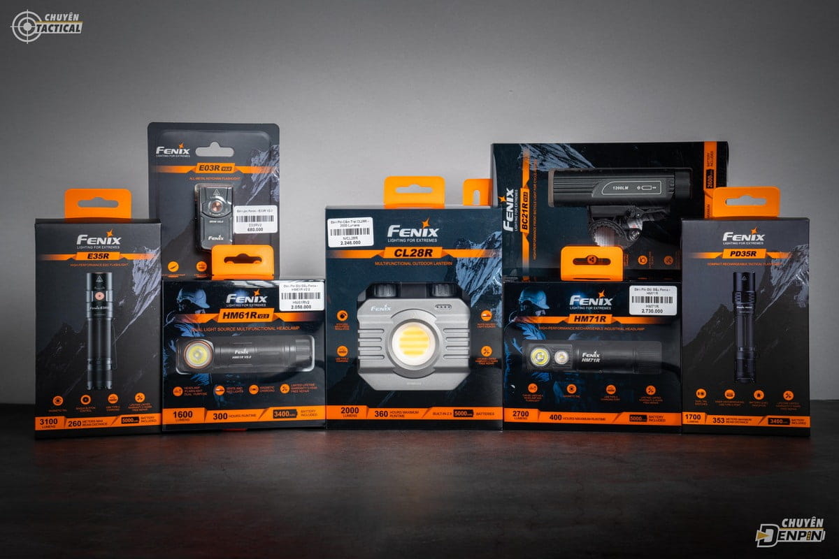Đèn pin Fenix phát triển đồng bộ các dòng sản phẩm đa dạng về cả chiều ngang lẫn chiều sâu