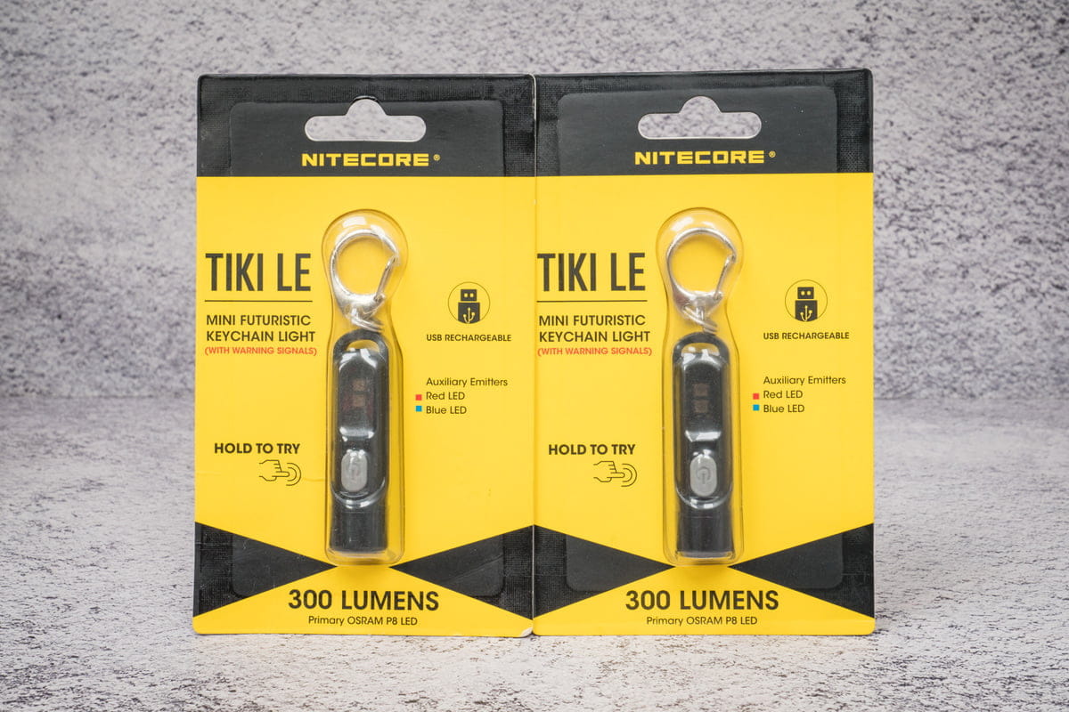 Đèn pin Nitecore TIKI LE có chế độ Police Flash để phát tín hiệu khẩn cấp.