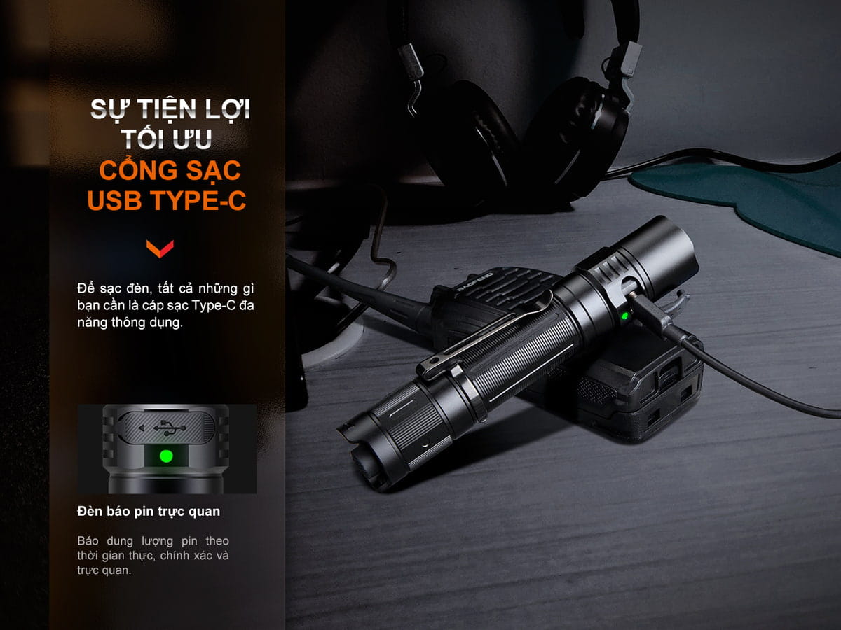 Cả hai chiếc đèn Fenix PD35R và Fenix PD36R Pro