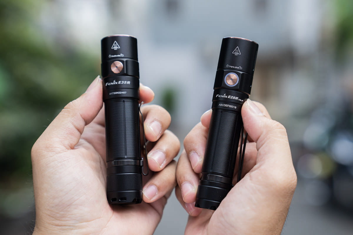 Đèn pin Fenix E28R V2.0 và Fenix E35R, bộ đôi đèn pin EDC tốt nhất cho nhu cầu sử dụng cơ bản