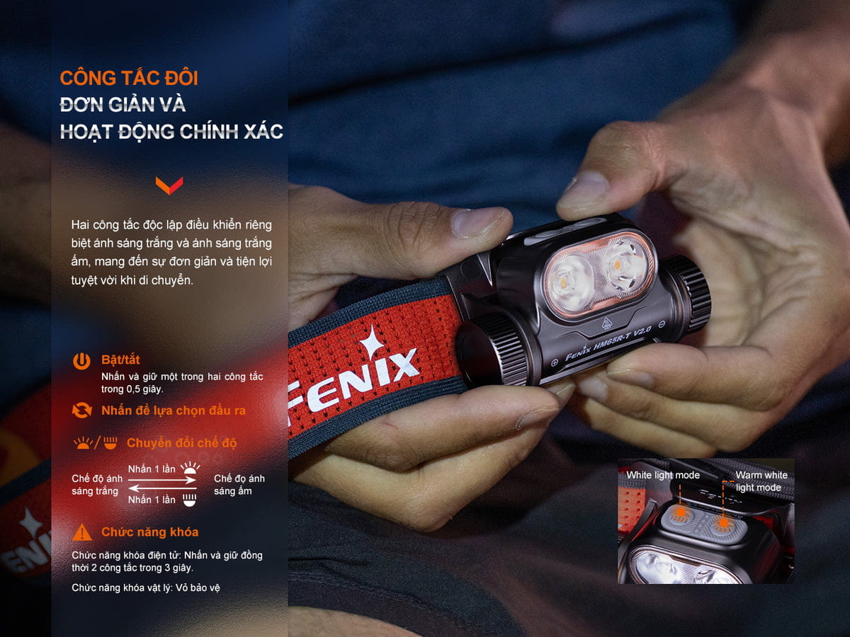 Nhấp hoặc nhấn vào công tắc sẽ kích hoạt 4 lần nhấp nháy một giây