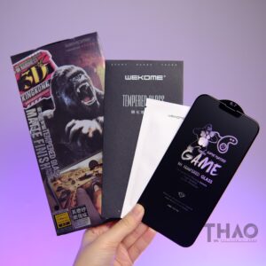 [Đã có kính dành cho IP16] Kính cường lực Kingkong Nhám chống bám vân tay dành cho iPhone Phụ kiện, bảo vệ màn hình tránh va đập và trầy xước